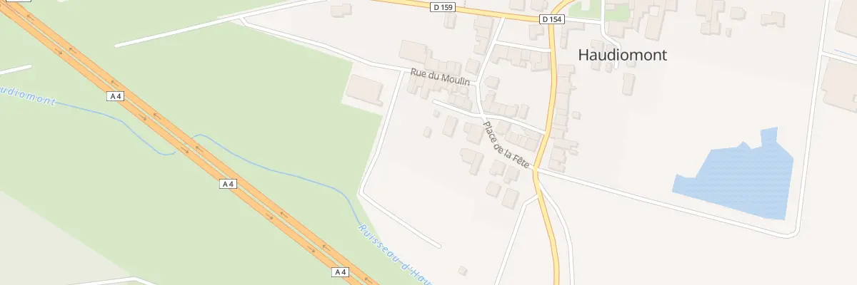 Plan du 1 Imp de la Haye à Haudiomont