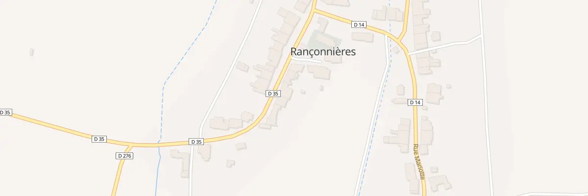 Plan du 3 Rue de la Liberation à Rançonnières