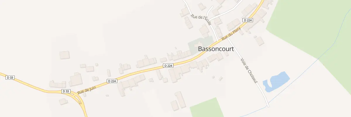 Plan du 8 Rue de Juin à Bassoncourt