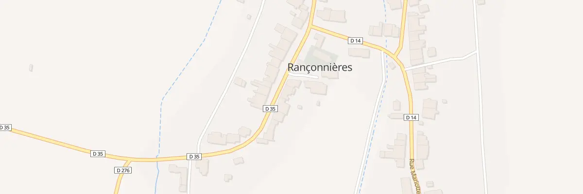 Plan du 1 Rue de la Liberation à Rançonnières
