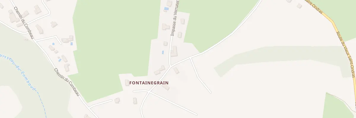 Plan du 380 Mte du Bazin à Saint-Ondras