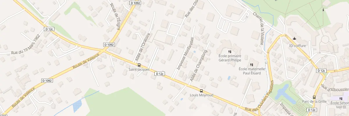 Plan du 16 Rue Louis Moyroud à Moirans