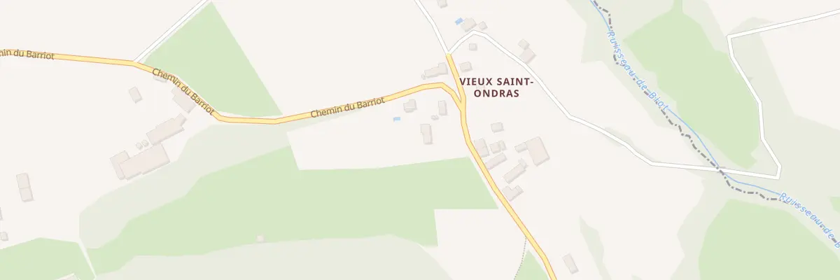 Plan du 1020 Rte Vieux Saint Ondras à Saint-Ondras
