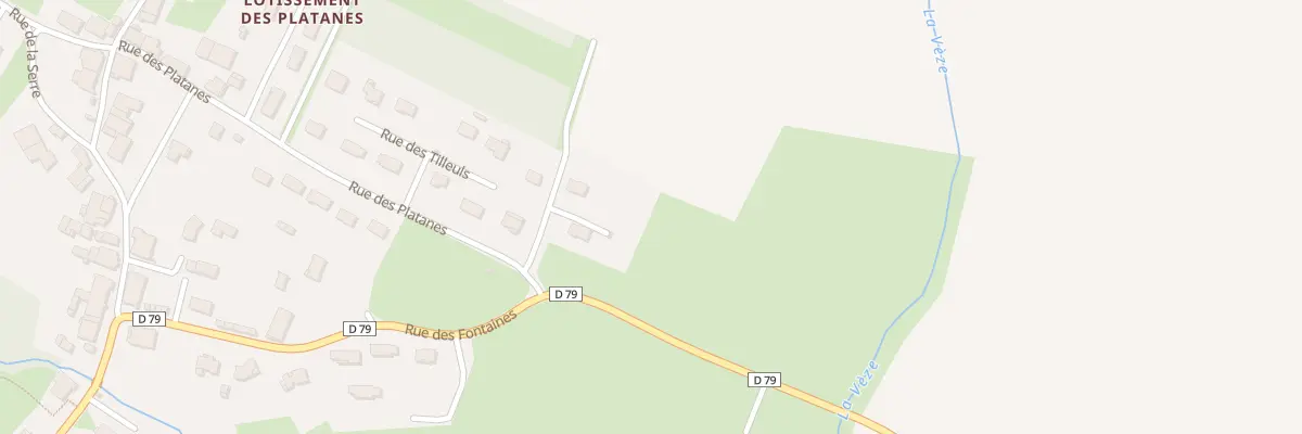 Plan du 4 Rue des Platanes à Châtenois