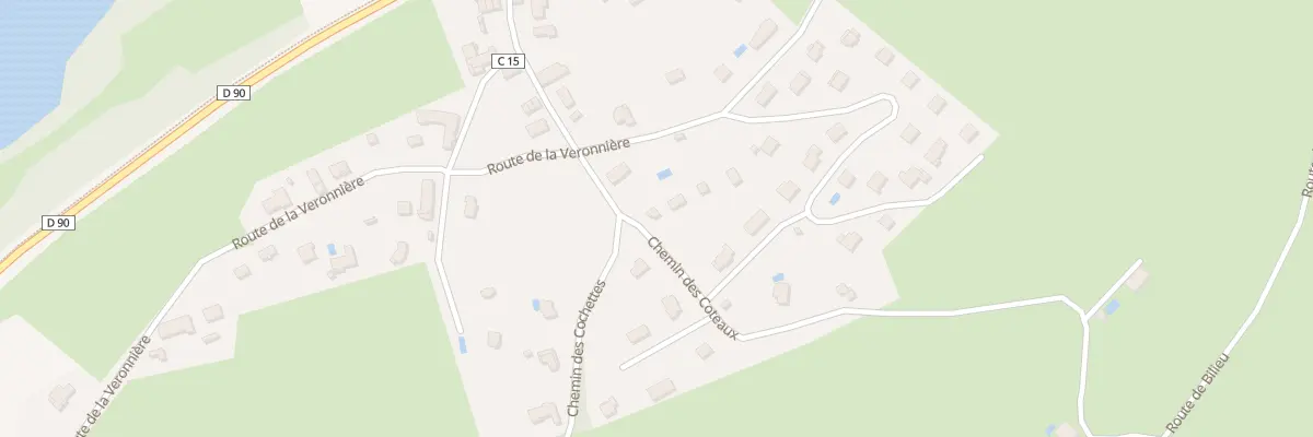Plan du 101 Che des Coteaux à Montferrat