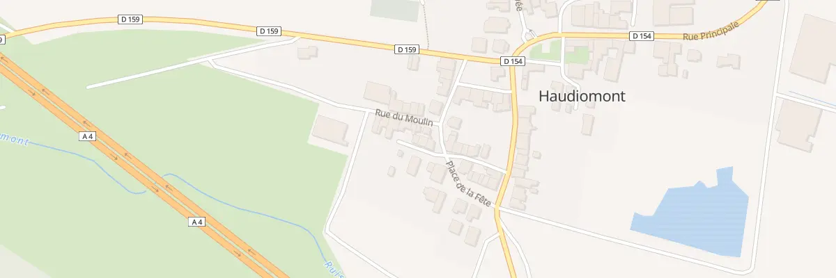 Plan du 4 Imp de la Haye à Haudiomont