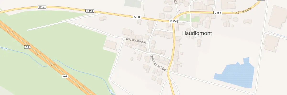 Plan du 2B Imp de la Haye à Haudiomont