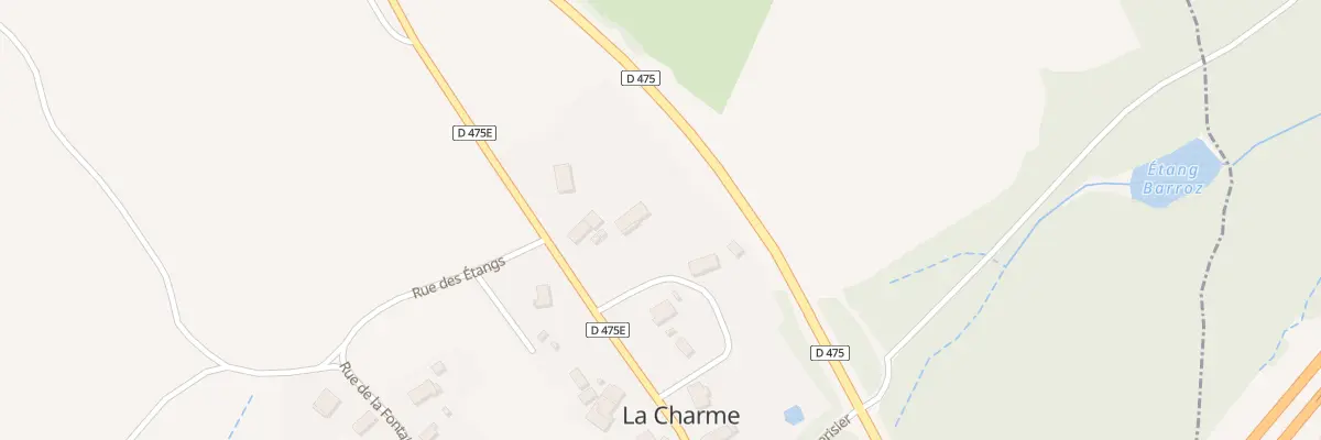 Plan du 5011 Champs du Cerisier à La Charme