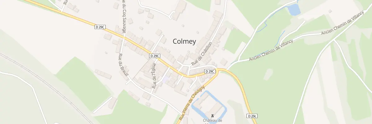 Plan du 5 Rue de Chatillon à Colmey