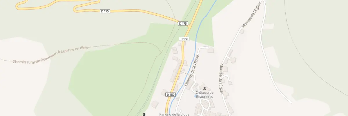 Plan du 5001 Le Chatelard à Beaurières