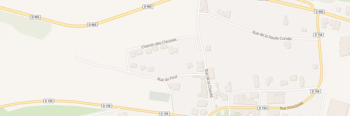 Plan du 3 Che des Clausses à Haudiomont