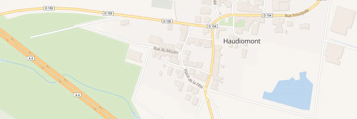 Plan du 2 Imp de la Haye à Haudiomont