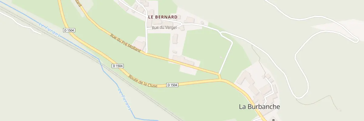 Plan du 7 Rue du Pre Mollard à La Burbanche
