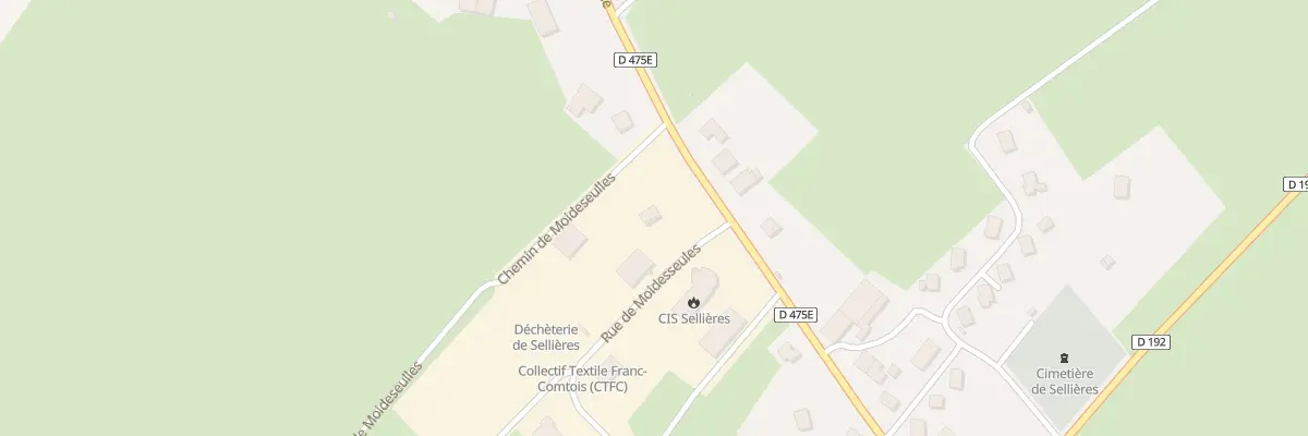 Plan du 4 Rte de Dole à Sellières