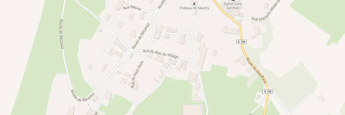 Plan du 100 Rue des Chenevriers à Mantry