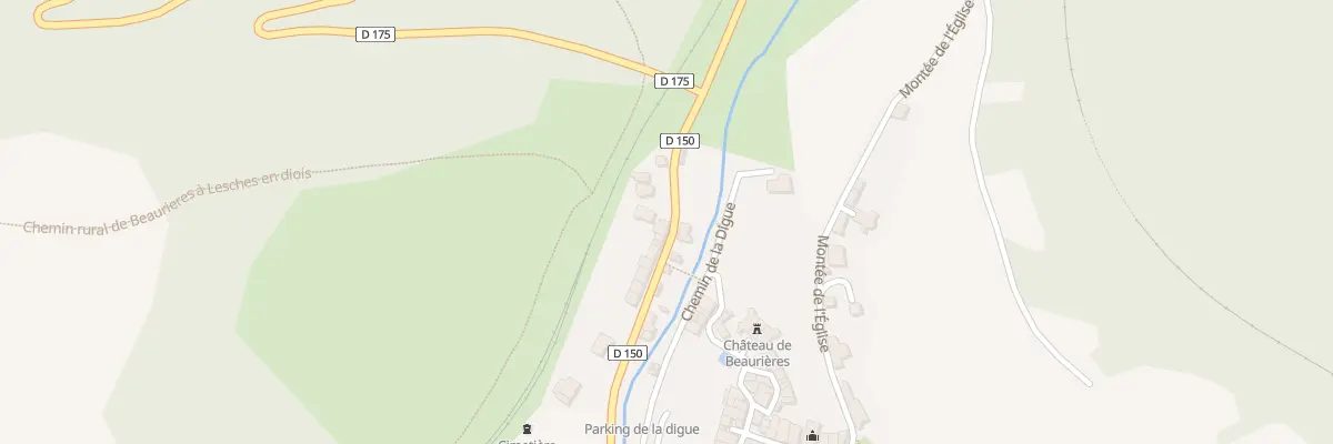 Plan du 5034 Le Chatelard à Beaurières