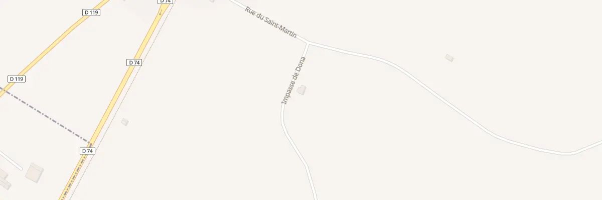 Plan du 1 Imp de Dona à Bourg-Sainte-Marie