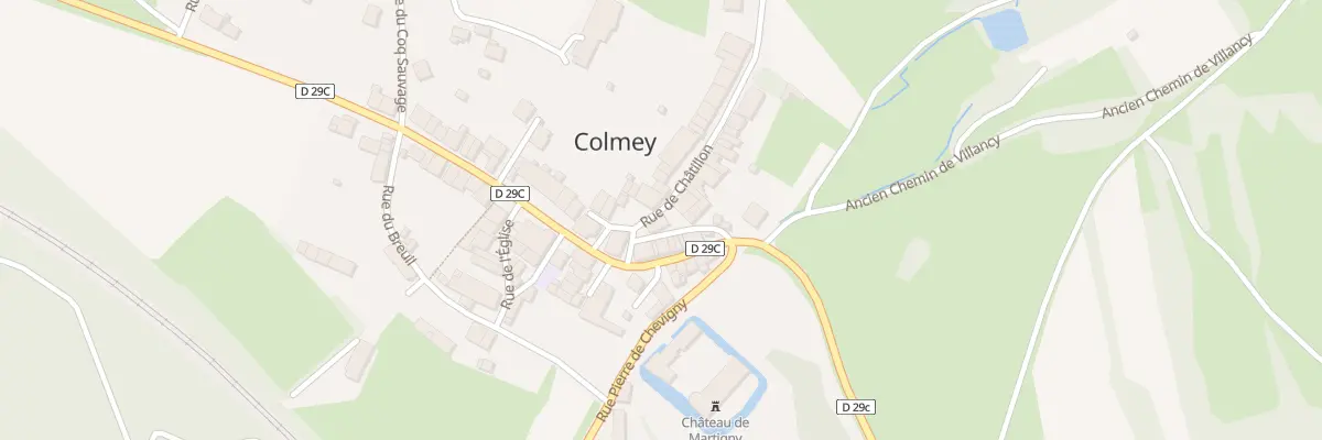 Plan du 4 Rue de Chatillon à Colmey