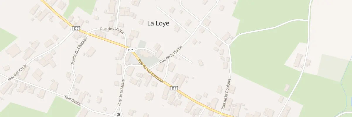 Plan du 3 Rue de la Plaine à La Loye