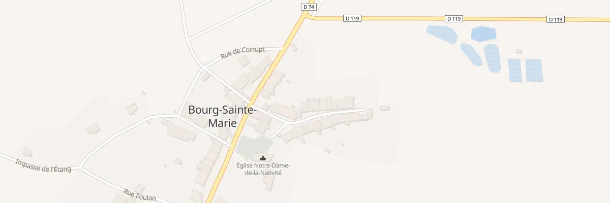 Plan du 7 Rue Chenoise à Bourg-Sainte-Marie