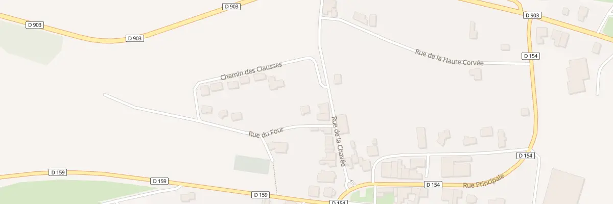 Plan du 2 Rue du Four à Haudiomont