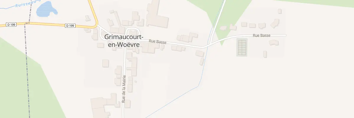 Plan du 14 Rue Basse à Grimaucourt-en-Woëvre