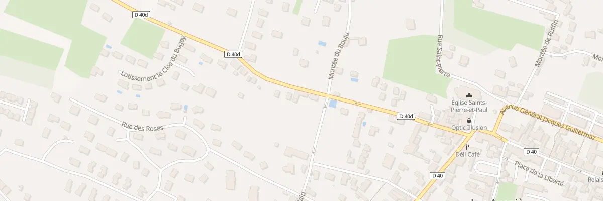 Plan du 3 Rte du Bugey aux Avenières Veyrins-Thuellin