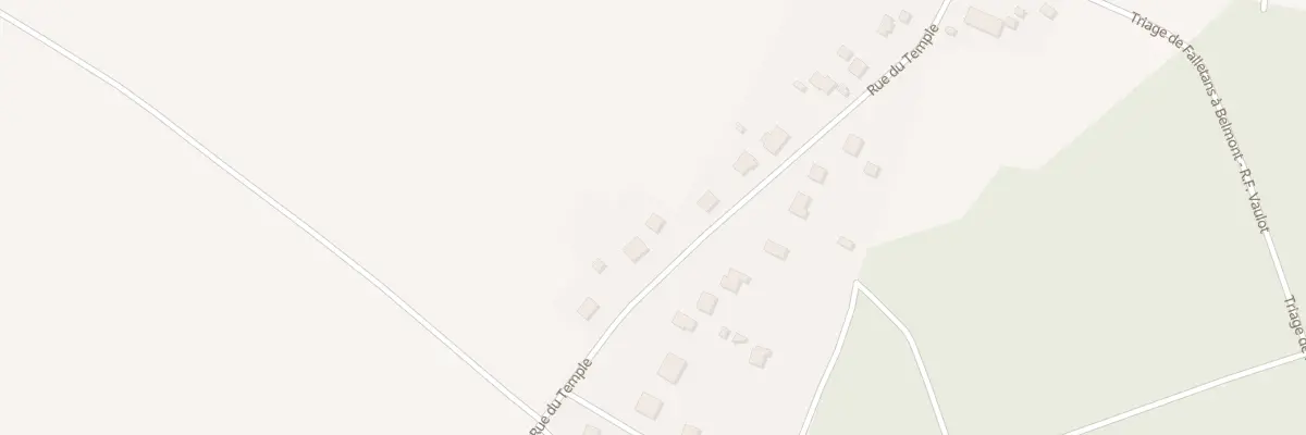 Plan du 10 Rue du Temple à Falletans