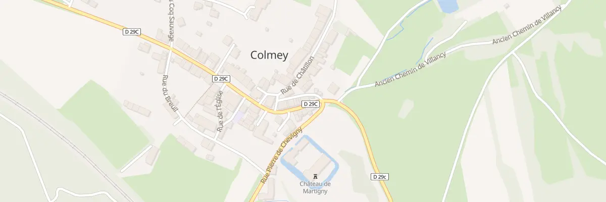 Plan du 1 Rue de la Fontaine du Rupt à Colmey