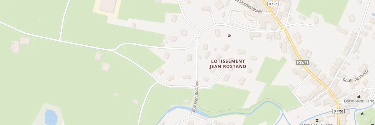 Plan du 9 Rue Jean Rostand à Sellières