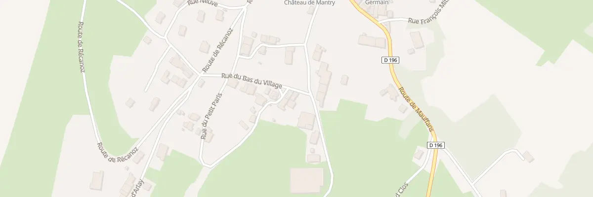Plan du 166 Rue des Chenevriers à Mantry