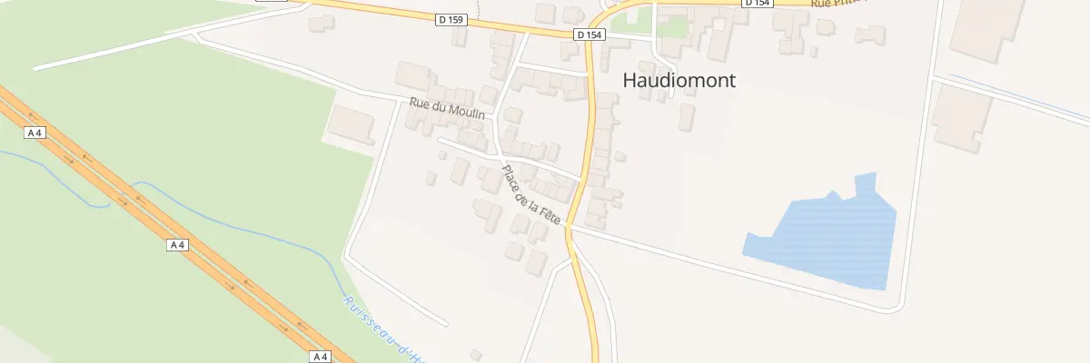 Plan du 3 Pl de la Fete à Haudiomont