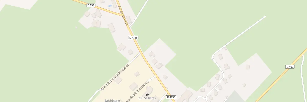 Plan du 9 Rte de Dole à Sellières