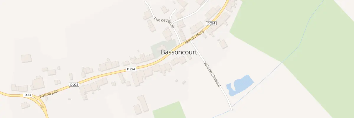 Plan du 3 Rue de Juin à Bassoncourt