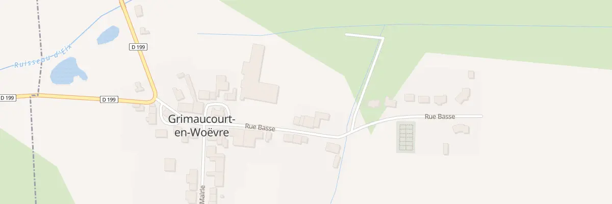 Plan du 7 Rue Basse à Grimaucourt-en-Woëvre