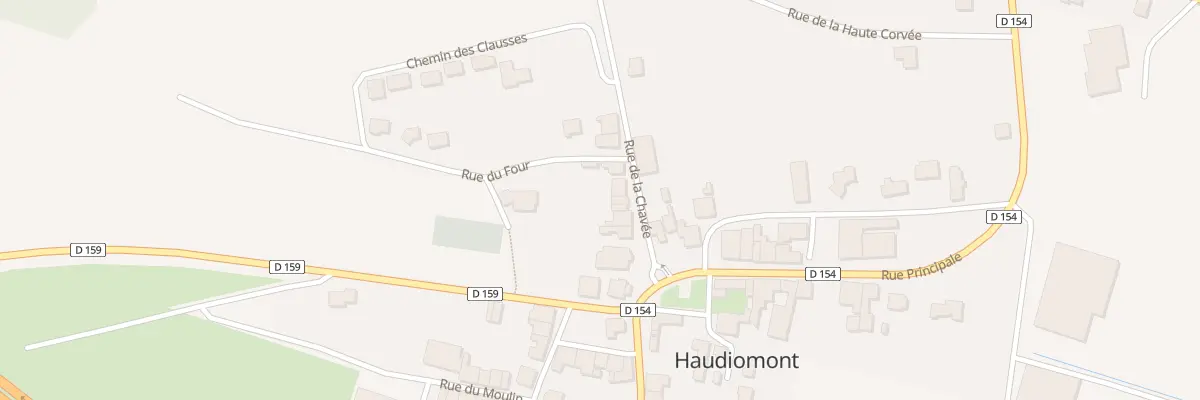 Plan du 5 Rue de la Chavee à Haudiomont