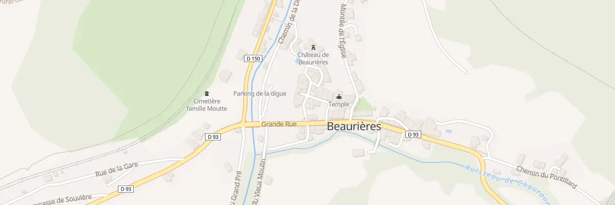 Plan du 5054 Le Village à Beaurières
