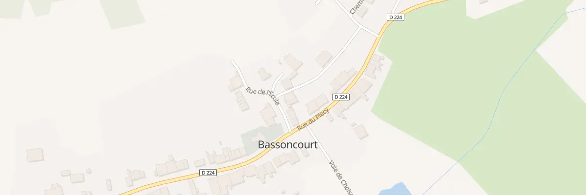 Plan du 4 Rue de l’Ecole à Bassoncourt