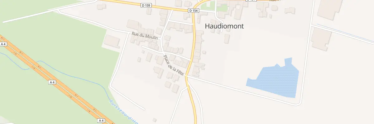 Plan du 30 Rue Principale à Haudiomont