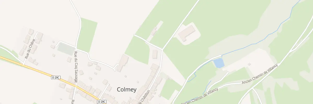 Plan du 19 Rue de Chatillon à Colmey