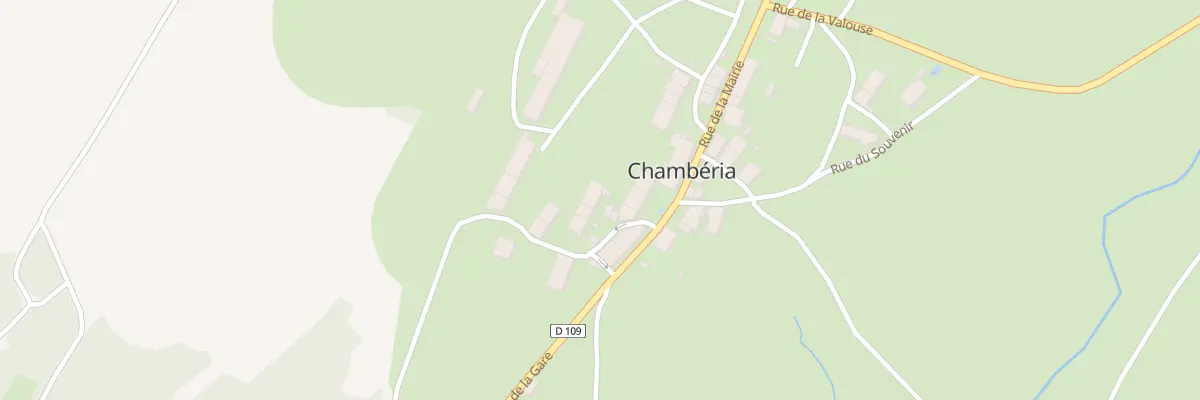 Plan du 8 Che du Larret à Chambéria