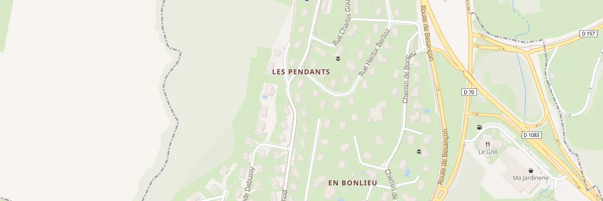 Plan du 24 Rue Charles Gounod à Lons-le-Saunier