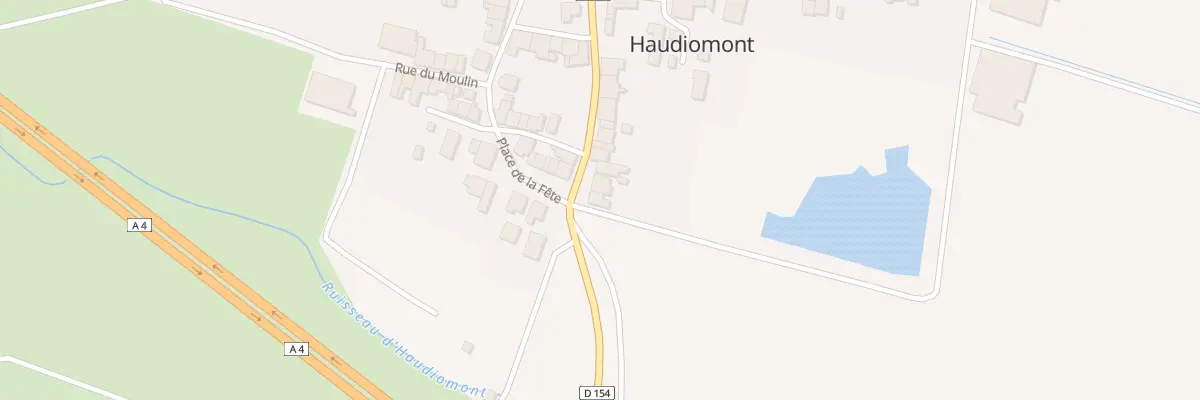 Plan du 39 Rue Principale à Haudiomont
