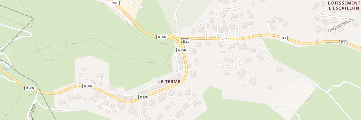 Plan du 5562 Le Terme à Peypin