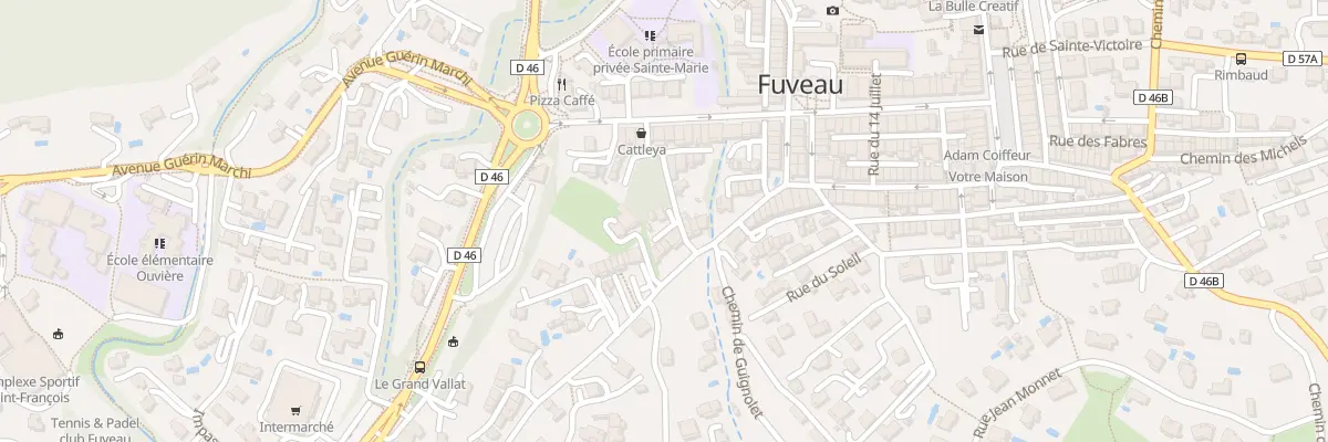 Plan du 7595 Av Alexandre Philip à Fuveau