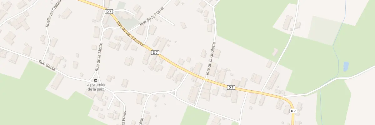 Plan du 44 Rue du Val d’Amour à La Loye
