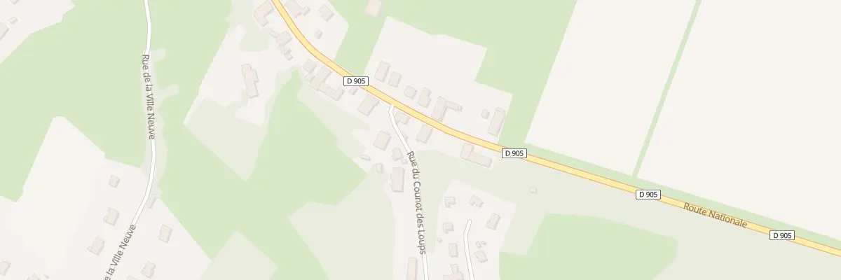 Plan du 75 Rte Nationale à Souvans