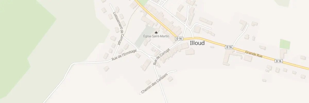 Plan du 1 Imp du Peu Coin à Illoud