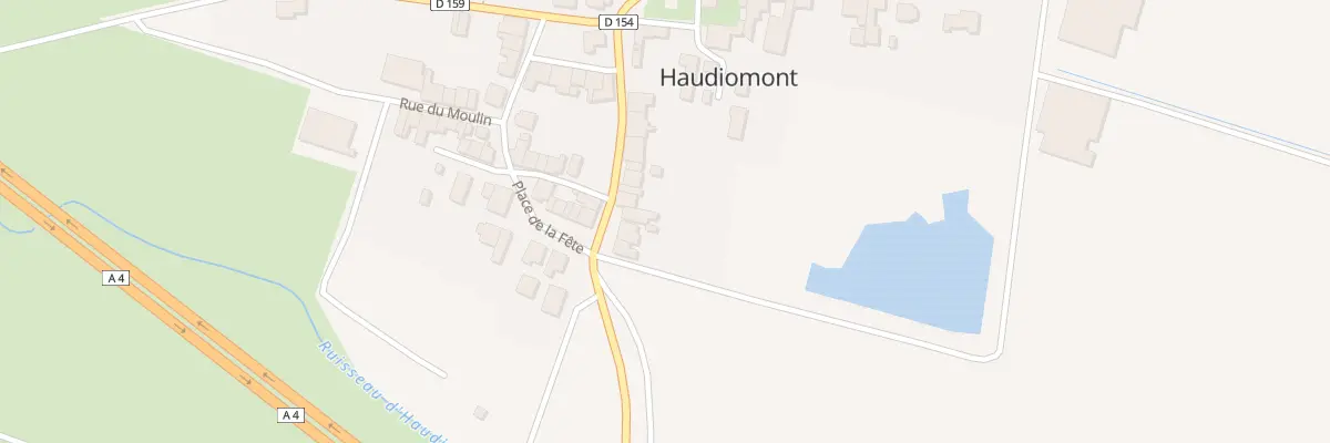 Plan du 35 Rue Principale à Haudiomont