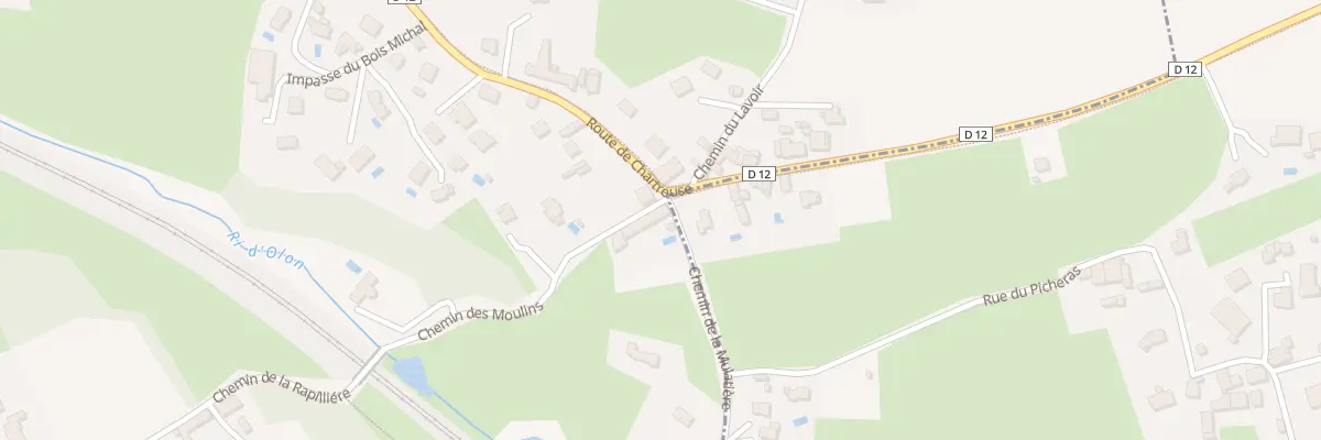Plan du 2 Che de la Mulatiére à Saint-Cassien